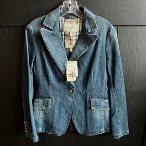 Burberry Blue Denim Women's Jacket
